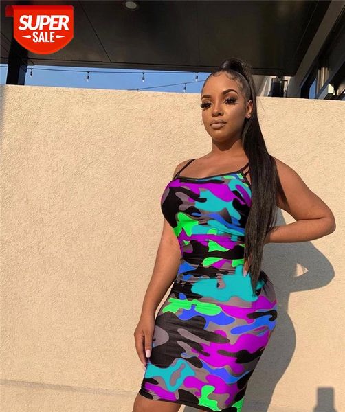 women camouflage print dress clubwear sleeveless strap bodycon party dress off shoulder summer streetwear 2020 mini #by0w, Black;gray 
women camouflage print dress clubwear sleeveless strap bodycon party dress off shoulder summer streetwear 2020 mini #by0w, Black;gray