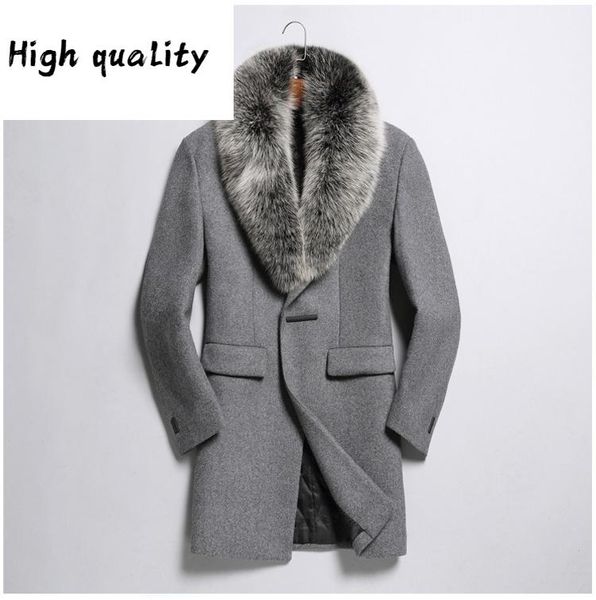 for coat men autumn winter jacket man real fur collar plus size long mens coats and jacket manteau homme, Black
for coat men autumn winter jacket man real fur collar plus size long mens coats and jacket manteau homme, Black