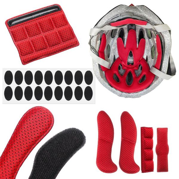 cycling helmets 1/2set universal motorcycle bicycle helmet replacement foam pads set with insect net inner padding kit sponge sealed pad
cycling helmets 1/2set universal motorcycle bicycle helmet replacement foam pads set with insect net inner padding kit sponge sealed pad
