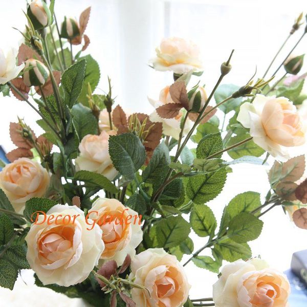 4 head artificial flower rose decor fake flowers diy flower bouquet decorative wedding home decoration
4 head artificial flower rose decor fake flowers diy flower bouquet decorative wedding home decoration