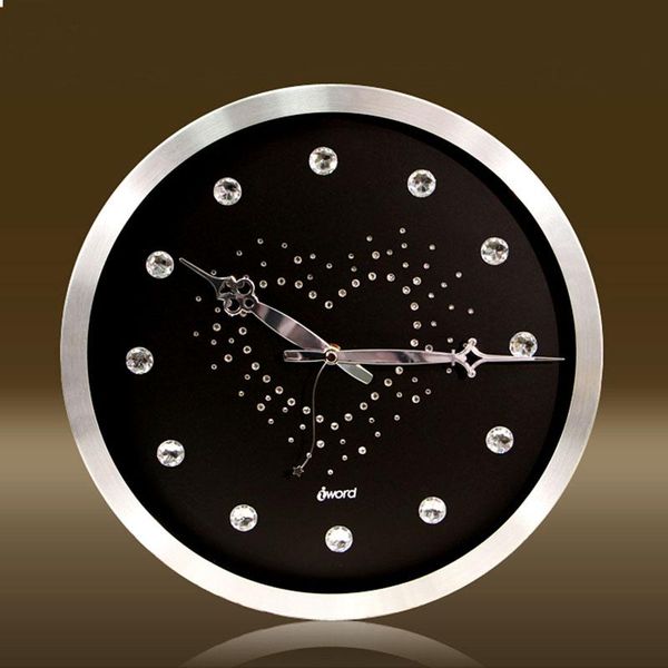 wall clocks matel noiseless clock silent movement modern design with crystal rhinestones for home décor watches black
wall clocks matel noiseless clock silent movement modern design with crystal rhinestones for home décor watches black