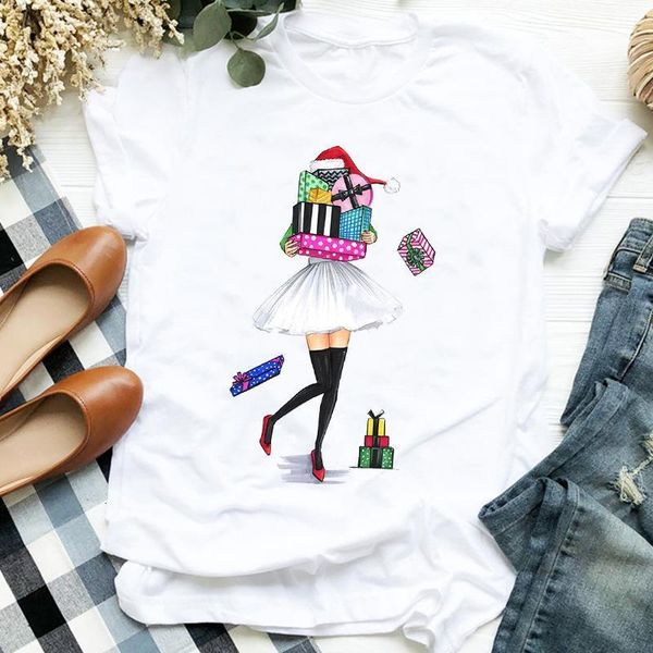 women clothing gift 90s girl short sleeve holiday merry christmas clothes ladies graphic print tee tshirt female t-shirt, White
women clothing gift 90s girl short sleeve holiday merry christmas clothes ladies graphic print tee tshirt female t-shirt, White
