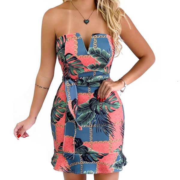 2021 summer printing ruffles elegant party es strapless with sashes mini women 4px5, Black;gray
2021 summer printing ruffles elegant party es strapless with sashes mini women 4px5, Black;gray