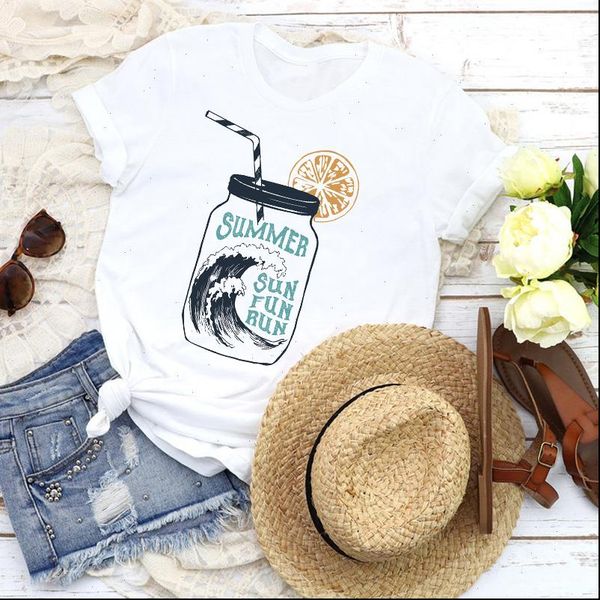 women graphic lady beach wave surf drink 90s fashion horror skull tees print t shirt clothing female shirt womens t shirt, White
women graphic lady beach wave surf drink 90s fashion horror skull tees print t shirt clothing female shirt womens t shirt, White