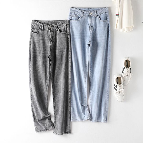 women's pants & capris spring fashion high waist straight wide leg jeans girls all-match drape elastic solid color loose and thin, Black;white
women's pants & capris spring fashion high waist straight wide leg jeans girls all-match drape elastic solid color loose and thin, Black;white