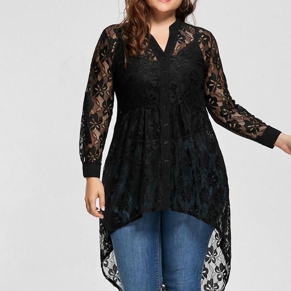 blusas femininas women ladies plus size blouse long sleeve lace shirt perspective button up female clothing new 2021, White
blusas femininas women ladies plus size blouse long sleeve lace shirt perspective button up female clothing new 2021, White