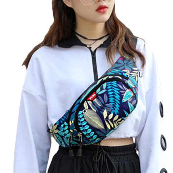 adults fashion waist bag, leaf print chest pack multipurpose messenger bag for women, blue/black
adults fashion waist bag, leaf print chest pack multipurpose messenger bag for women, blue/black