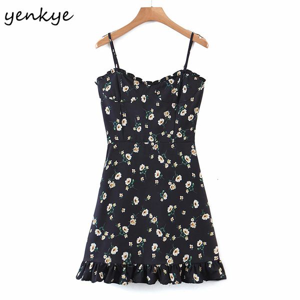 2021 new sweet women vintage black floral print female sleeveless a-line mini vestido mujer holiday summer lt1q, Black;gray
2021 new sweet women vintage black floral print female sleeveless a-line mini vestido mujer holiday summer lt1q, Black;gray
