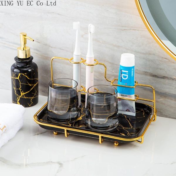 bath accessory set bathroom decorative electric teeth brush rack mouth cup light luxury home ceramic storage shelving supplies
bath accessory set bathroom decorative electric teeth brush rack mouth cup light luxury home ceramic storage shelving supplies