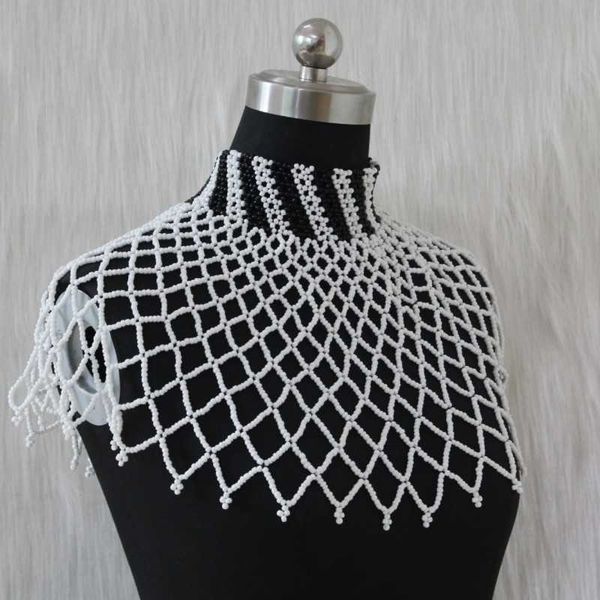dudo store white and black choker shoulder necklace set crystal beaded african bridal party jewelry set bib collar nigerian set h1022, Silver
dudo store white and black choker shoulder necklace set crystal beaded african bridal party jewelry set bib collar nigerian set h1022, Silver
