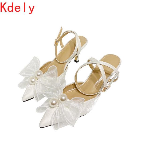 sandals lace ankle strap women kitten heels pointed wedding bridal shoes pearl flower bow female pretty slippers 2021 chic style, Black
sandals lace ankle strap women kitten heels pointed wedding bridal shoes pearl flower bow female pretty slippers 2021 chic style, Black