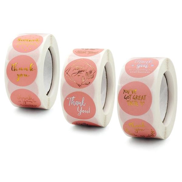 gift wrap 500pcs/roll mailing seals stamping round shape business stickers 
gift wrap 500pcs/roll mailing seals stamping round shape business stickers