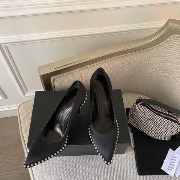 dress shoes 2021 est spring woman slik shallow pumps pointed toes super high heels crystal decora sapato feminino, Black
dress shoes 2021 est spring woman slik shallow pumps pointed toes super high heels crystal decora sapato feminino, Black