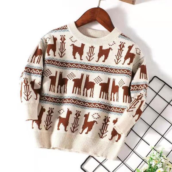 pullover children's sweater spring round neck deer long-sleeved girl bottoming 2021, Blue
pullover children's sweater spring round neck deer long-sleeved girl bottoming 2021, Blue