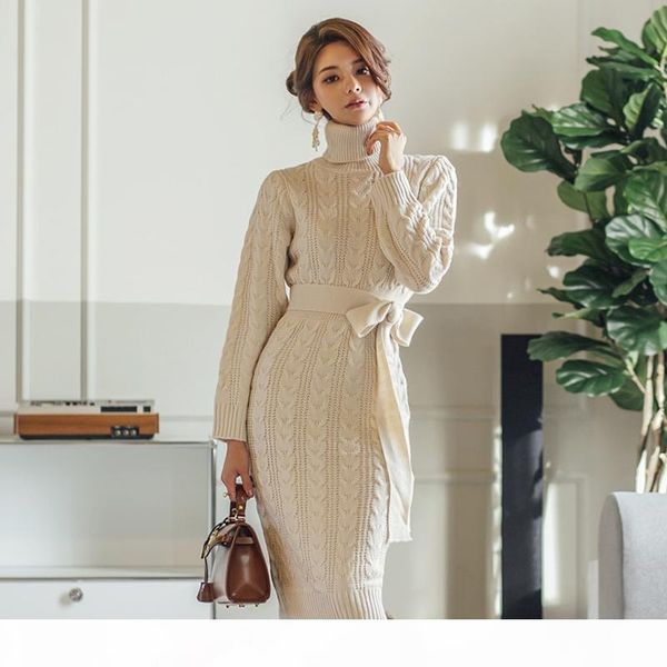 banulin women winter knit dresses 2020 europe long sleeve turtleneck casual slim warm sweater dress women's clothing pullovers, Black;gray
banulin women winter knit dresses 2020 europe long sleeve turtleneck casual slim warm sweater dress women's clothing pullovers, Black;gray