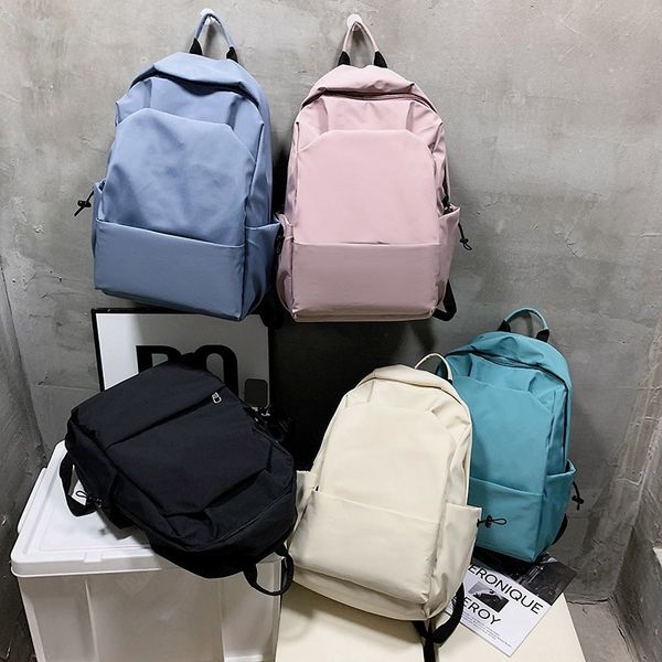 fashion men lapbackpack women daypack solid color school bags for girls boy waterproof bookbags travel
fashion men lapbackpack women daypack solid color school bags for girls boy waterproof bookbags travel