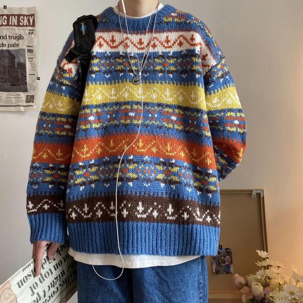 2021 new winter thick sweater men's warm fashion casual retro knitted pullover men streetwear knitting sweaters mens clothes gd1y, White;black
2021 new winter thick sweater men's warm fashion casual retro knitted pullover men streetwear knitting sweaters mens clothes gd1y, White;black