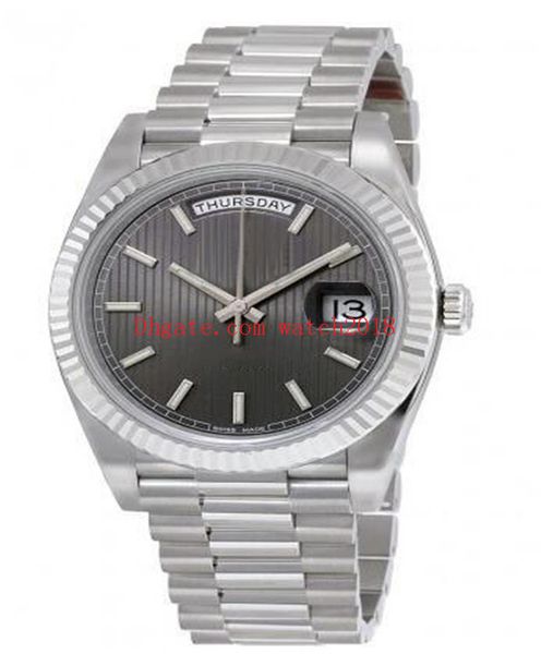 luxury watches 228206 228235 228239 40mm black white dial mechanical automatic gold silver stainless steel bracelet men's wristwatches, Slivery;brown
luxury watches 228206 228235 228239 40mm black white dial mechanical automatic gold silver stainless steel bracelet men's wristwatches, Slivery;brown