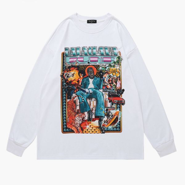 autumn and winter tide brand casual american funny printed sweater pure cotton round neck pullover loose long sleeve men, Black
autumn and winter tide brand casual american funny printed sweater pure cotton round neck pullover loose long sleeve men, Black