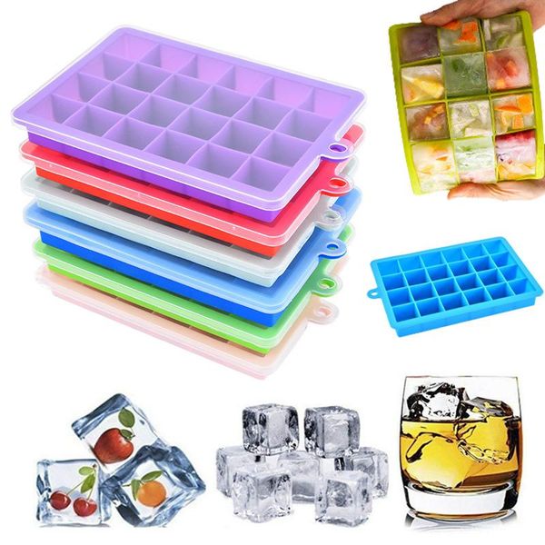 baking moulds 24 grid ice cube mold silicone tray square mould easy release form bar kitchen accessories
baking moulds 24 grid ice cube mold silicone tray square mould easy release form bar kitchen accessories