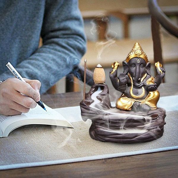 fragrance lamps ganesha ceramics god buddha elephant backflow smoke incense stand burner decoration
fragrance lamps ganesha ceramics god buddha elephant backflow smoke incense stand burner decoration