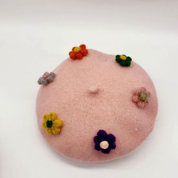 berets kenshelley autumn and winter children's cashmere woolen hand made wool plum blossom baby foreign style beret, Blue;gray
berets kenshelley autumn and winter children's cashmere woolen hand made wool plum blossom baby foreign style beret, Blue;gray