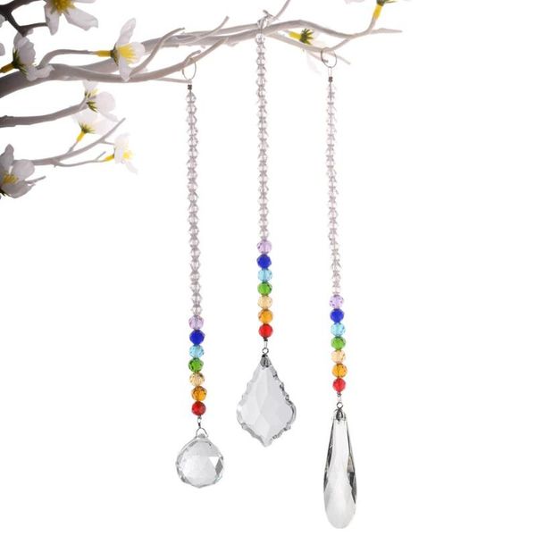 camal 1/3pcs chakra crystal suncatcher rainbow maker colorful beads pendants home/car hanging prisms craft gift window ornament
camal 1/3pcs chakra crystal suncatcher rainbow maker colorful beads pendants home/car hanging prisms craft gift window ornament