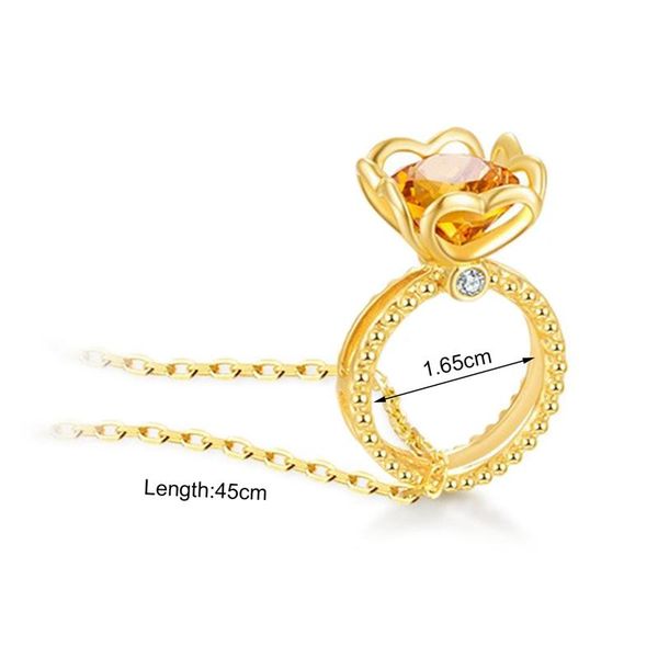 pendant necklaces fashion vintage jewelry yellow crystal rings pendants ring chain gold neck women's accessories, Silver
pendant necklaces fashion vintage jewelry yellow crystal rings pendants ring chain gold neck women's accessories, Silver