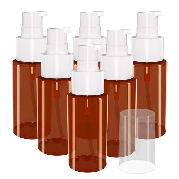 storage bottles & jars empty amber brown plastic (6 pack), containers for shampoo, lotions, liquid body soap, creams
storage bottles & jars empty amber brown plastic (6 pack), containers for shampoo, lotions, liquid body soap, creams