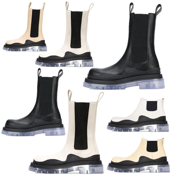 2021 white+clear soles tire rubber-trimmed leather chelsea booties man bottega-boot platform chunky boot men women boots new logo design 35-, Black
2021 white+clear soles tire rubber-trimmed leather chelsea booties man bottega-boot platform chunky boot men women boots new logo design 35-, Black
