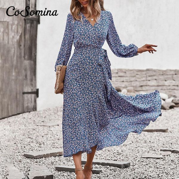 casual dresses cosomina bohemian floral print women autumn dress vintage bow tie ruffled a-line female v-neck ladies midi 2021, Black;gray
casual dresses cosomina bohemian floral print women autumn dress vintage bow tie ruffled a-line female v-neck ladies midi 2021, Black;gray