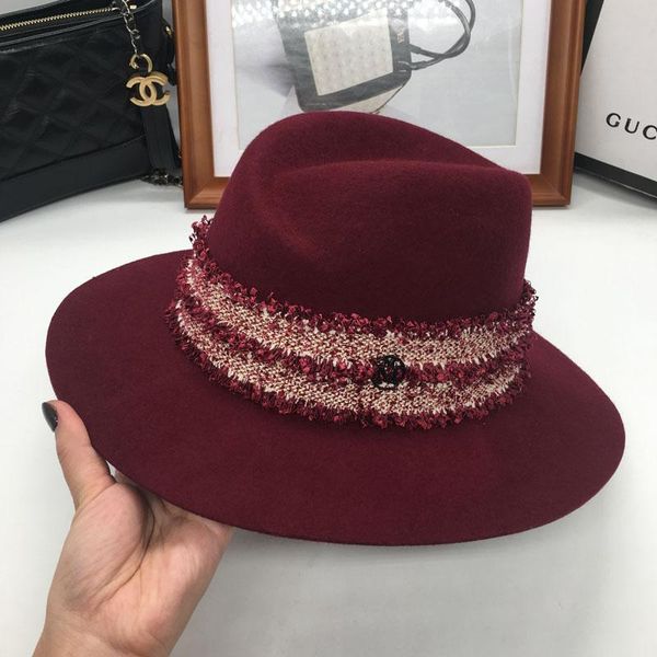 stingy brim hats the england fleece hat cap tassel shaped winding personality retro fashion fashionista ladies, Blue;gray
stingy brim hats the england fleece hat cap tassel shaped winding personality retro fashion fashionista ladies, Blue;gray