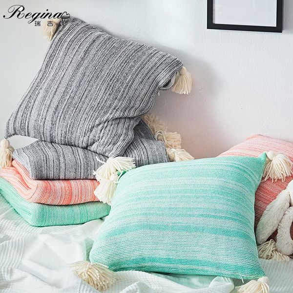 cushion/decorative pillow yiruio scandinavian style handmade cushion cover gradient color stripetassel design knitted case home decor
cushion/decorative pillow yiruio scandinavian style handmade cushion cover gradient color stripetassel design knitted case home decor