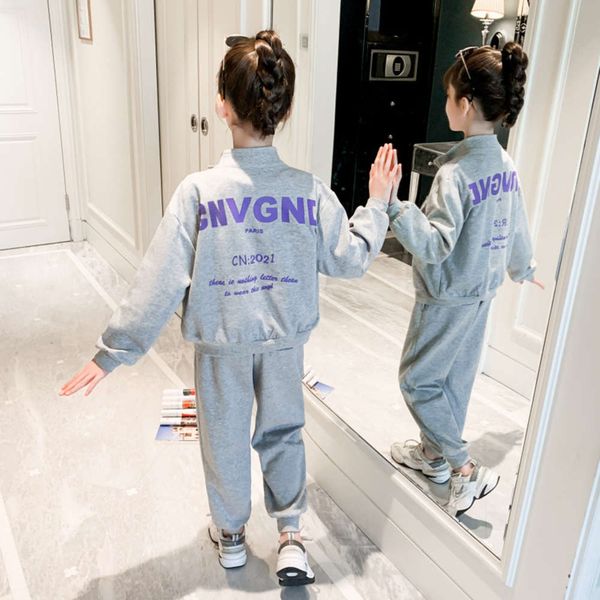 girls' 2021 new spring suit children's cn61256 net red foreign style leisure two piece set korean fashion, White
girls' 2021 new spring suit children's cn61256 net red foreign style leisure two piece set korean fashion, White