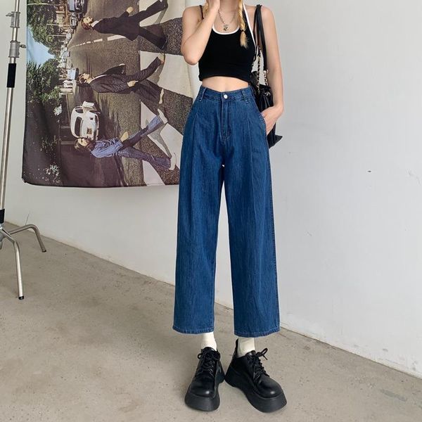 women's jeans femme pantalones korean loose high waist wide leg pants ankle-length blue white casual fashion harajuku woman
women's jeans femme pantalones korean loose high waist wide leg pants ankle-length blue white casual fashion harajuku woman