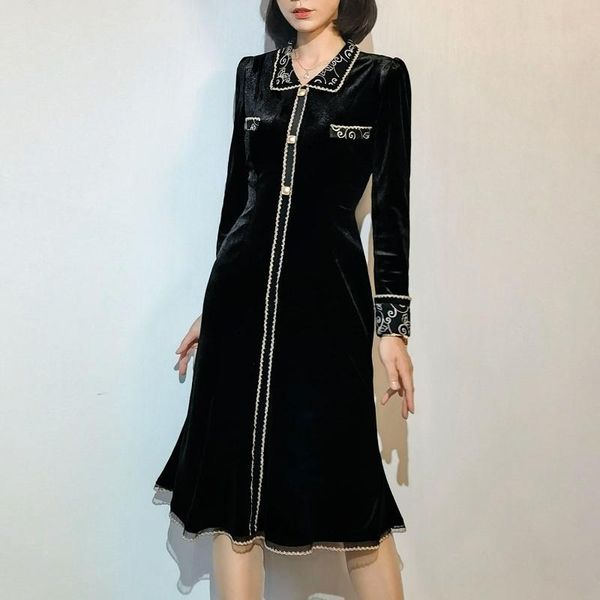 casual dresses original vintage long sleeve women winter velvet fish-tail kawaii sweet ladies cocktail party knitted gothic black dress, Black;gray
casual dresses original vintage long sleeve women winter velvet fish-tail kawaii sweet ladies cocktail party knitted gothic black dress, Black;gray
