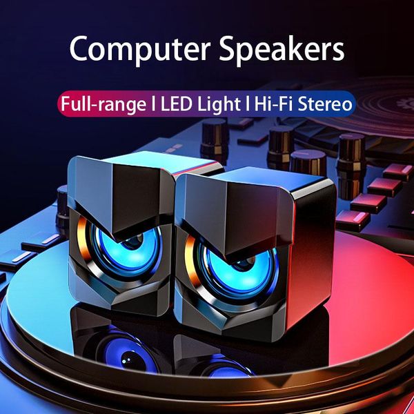led usb computer speakers pc speaker for deskaux wired parlantes caixa de som para pc altavoces ordenador haut parleur 2021
led usb computer speakers pc speaker for deskaux wired parlantes caixa de som para pc altavoces ordenador haut parleur 2021