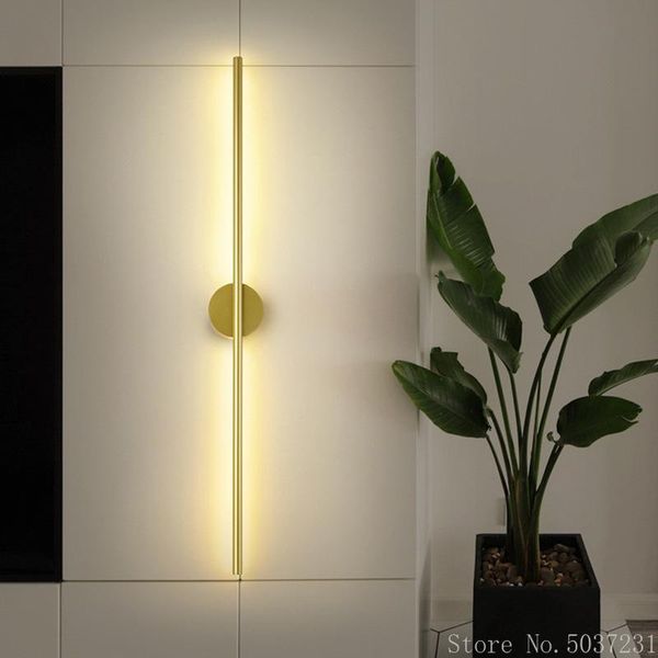 wall lamp designer's minimalist strip line simple modern bedroom bedside lights el living room for home
wall lamp designer's minimalist strip line simple modern bedroom bedside lights el living room for home