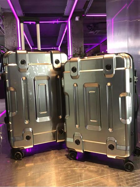 

2ot;24"inch 100% Aluminum Alloy Business Travel Malas de viagem com rodinhas TSA Lock Cabin Trolley Suitcase Carry on Luggage