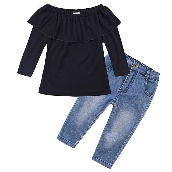 cotton toddler girls clothes spring autumn sets long sleeve jeans fashion children clothing, White
cotton toddler girls clothes spring autumn sets long sleeve jeans fashion children clothing, White
