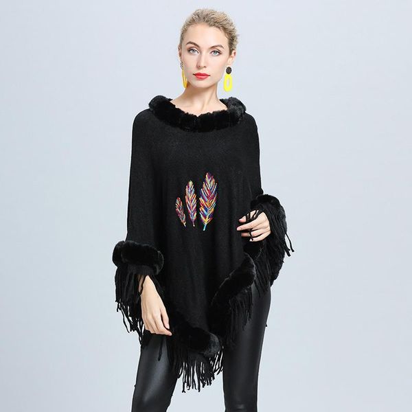 scarves arrival fashion winter women's knit comfortable shawl warm thick soft loose embroidery vintage elegant tassel poncho, Blue;gray
scarves arrival fashion winter women's knit comfortable shawl warm thick soft loose embroidery vintage elegant tassel poncho, Blue;gray