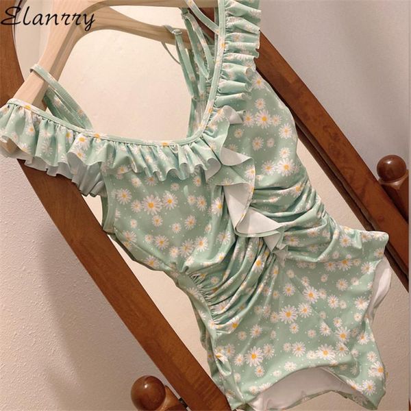 women one piece bathing suit korean style beach wear floral print flouching swimsuit off shoulder monokini push up
women one piece bathing suit korean style beach wear floral print flouching swimsuit off shoulder monokini push up
