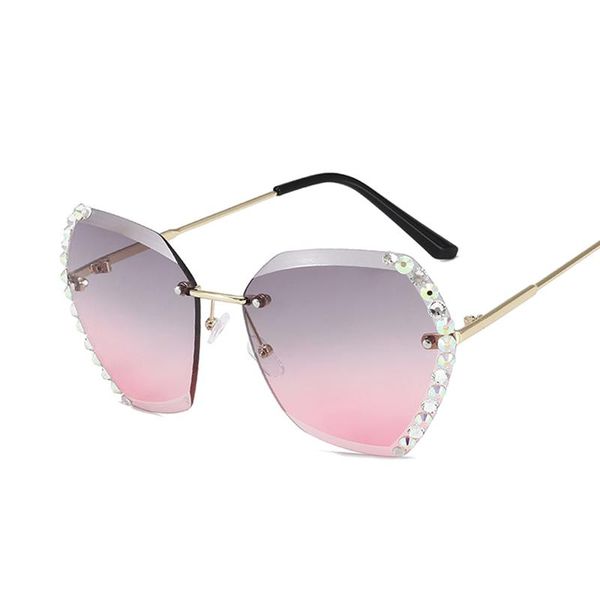 sunglasses 2021 vintage rimless women brand designer polygon gradient sun glasses cutting lens ladies frameless diamond oculos, White;black
sunglasses 2021 vintage rimless women brand designer polygon gradient sun glasses cutting lens ladies frameless diamond oculos, White;black