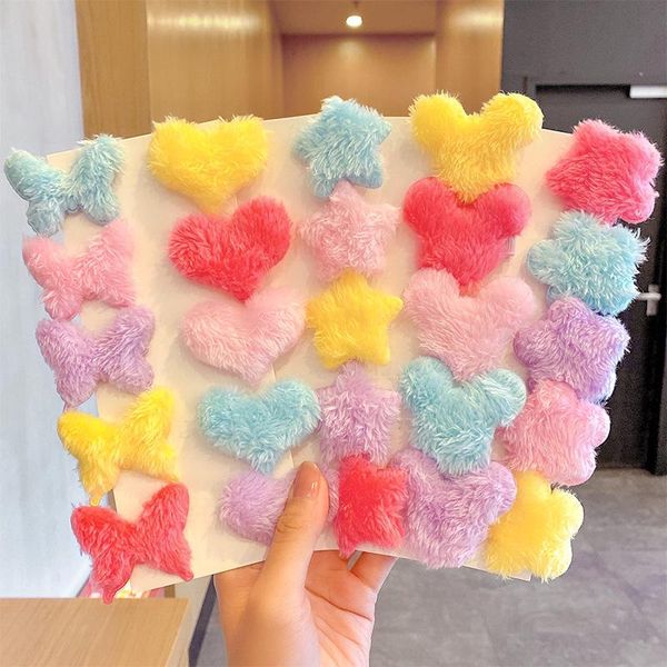10 pcs/set girls kids cute heart cartoon animal plush hairpins sweet hair clips barrette 2021 furry fashion hair accessories, Slivery;white
10 pcs/set girls kids cute heart cartoon animal plush hairpins sweet hair clips barrette 2021 furry fashion hair accessories, Slivery;white