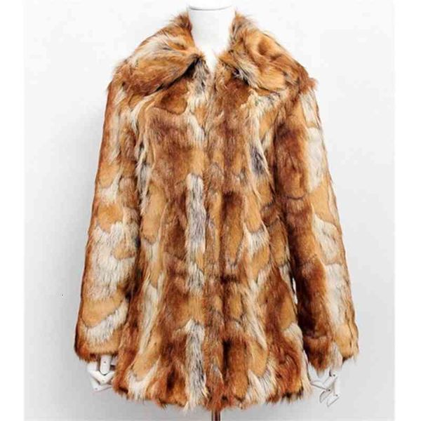 women's wool & blends est womens fashion fake mink fur overcoats large size s/6xl warm turn down collar female casual faux outwear, Black
women's wool & blends est womens fashion fake mink fur overcoats large size s/6xl warm turn down collar female casual faux outwear, Black