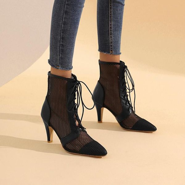 street style pointed toe summer ankle boots sandals tenis lace-up black white high heel stiletto riding boots women's shoes
street style pointed toe summer ankle boots sandals tenis lace-up black white high heel stiletto riding boots women's shoes