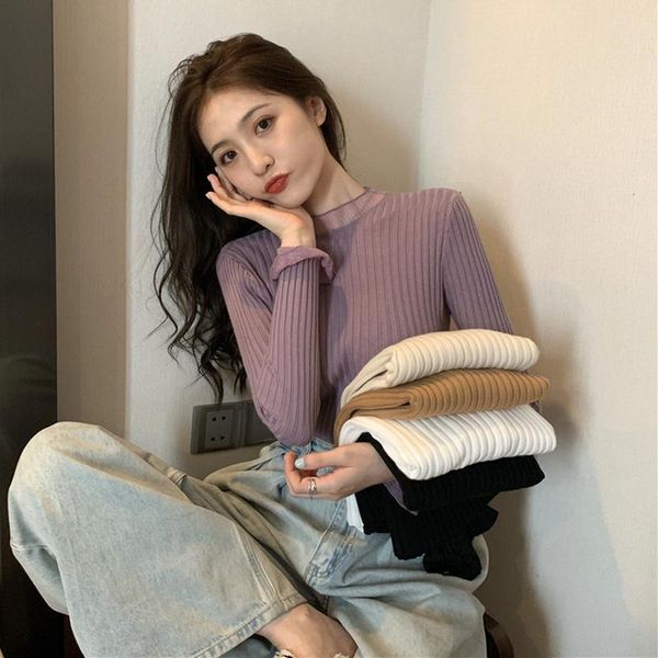 women's sweaters women pullover autumn thin stitched sweater half high neck bottomed foreign style lace temperament blouse, White;black
women's sweaters women pullover autumn thin stitched sweater half high neck bottomed foreign style lace temperament blouse, White;black