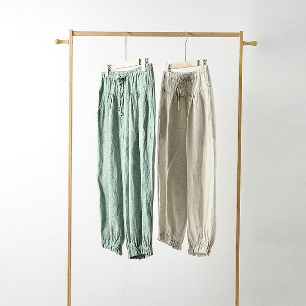 women's pants & capris fashion casual drawstring ankle-length high waist harem linen loose bloomers clothing, Black;white
women's pants & capris fashion casual drawstring ankle-length high waist harem linen loose bloomers clothing, Black;white