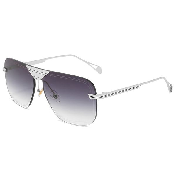 new frameless sunglasses men's sunglasses the aeronaut driving large frame glasses, White;black
new frameless sunglasses men's sunglasses the aeronaut driving large frame glasses, White;black
