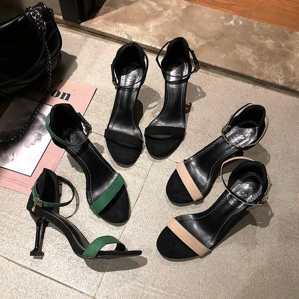 dress shoes 2021 women's belt with single shoe buckle gentle generous professional banquet round head fine heel female sandals u23-09, Black
dress shoes 2021 women's belt with single shoe buckle gentle generous professional banquet round head fine heel female sandals u23-09, Black